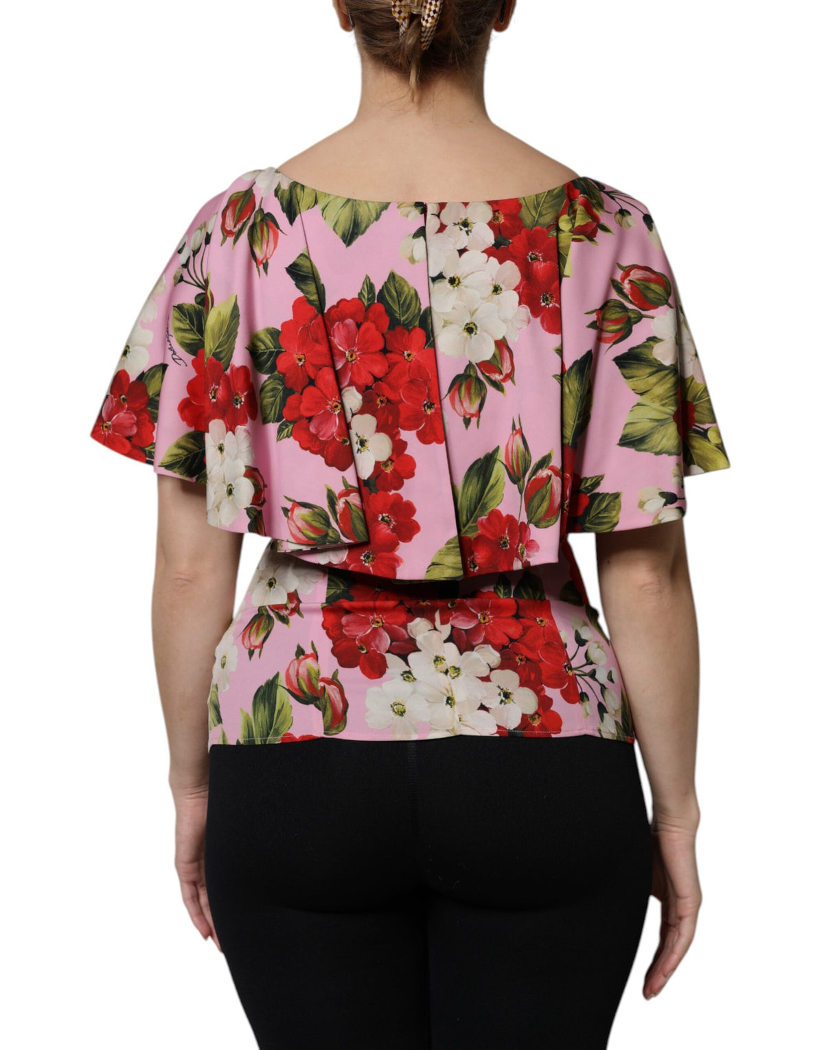Dolce & Gabbana Pink Silk Shirt