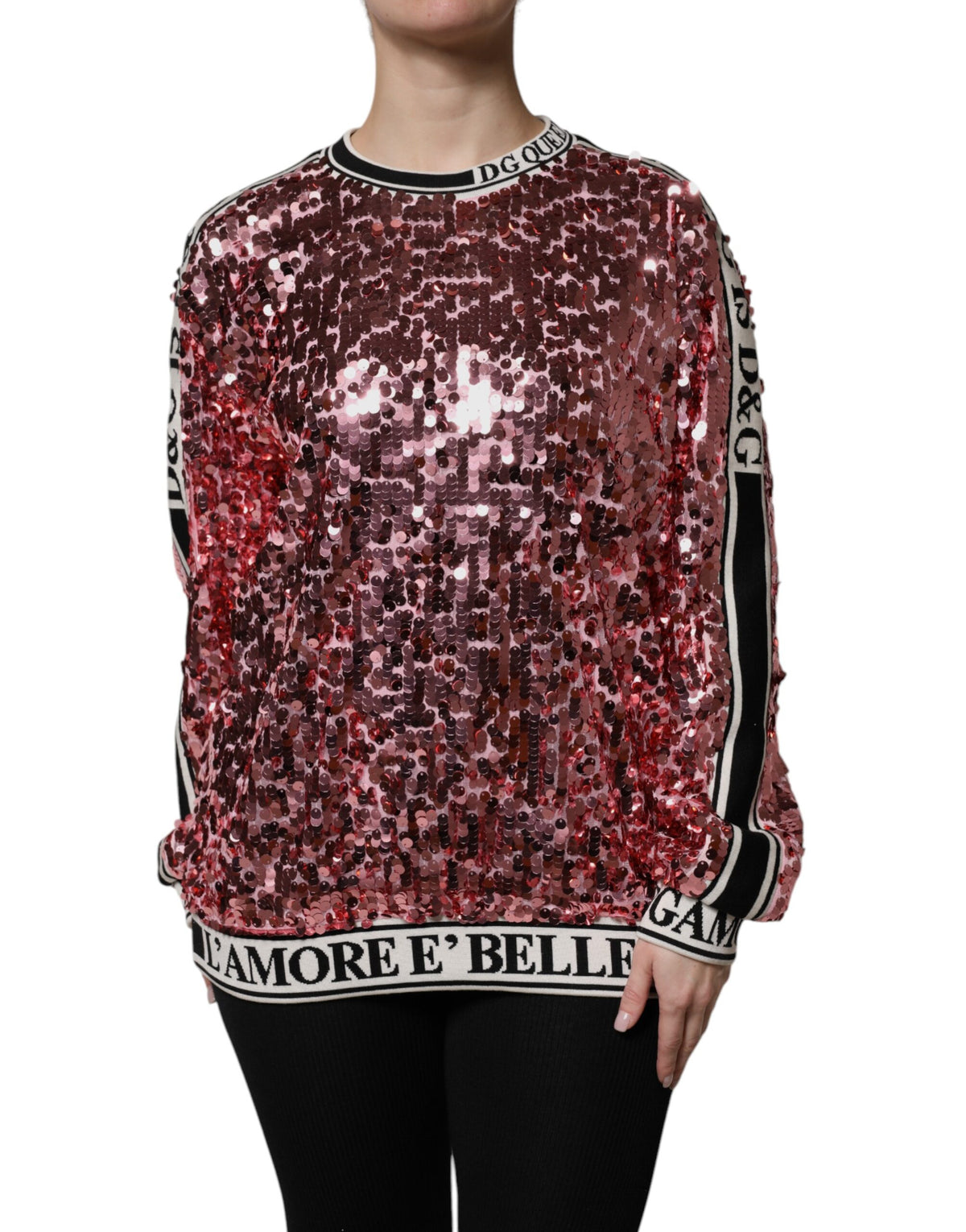 Dolce & Gabbana Maglione – colore Rosa – Poliestere