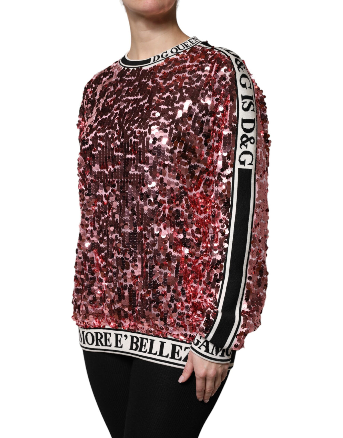 Dolce & Gabbana Maglione – colore Rosa – Poliestere