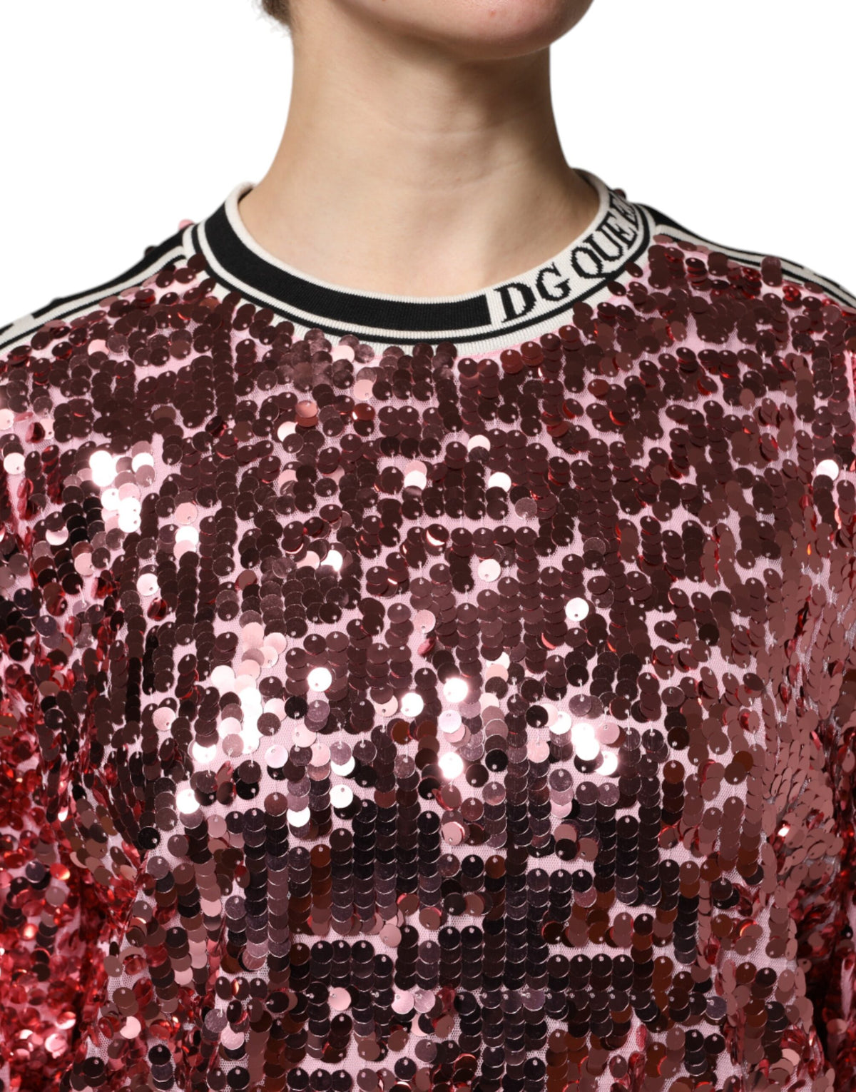 Dolce & Gabbana Maglione – colore Rosa – Poliestere
