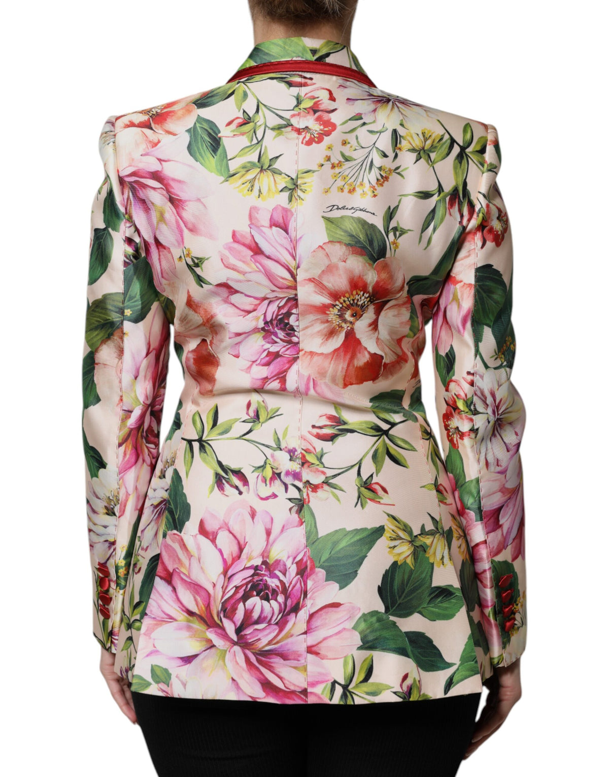 Dolce & Gabbana Multicolor Silk Jacket