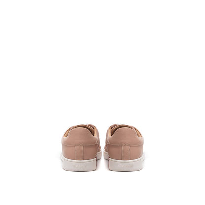 Bally Pinke Leder Low-Top-Sneaker