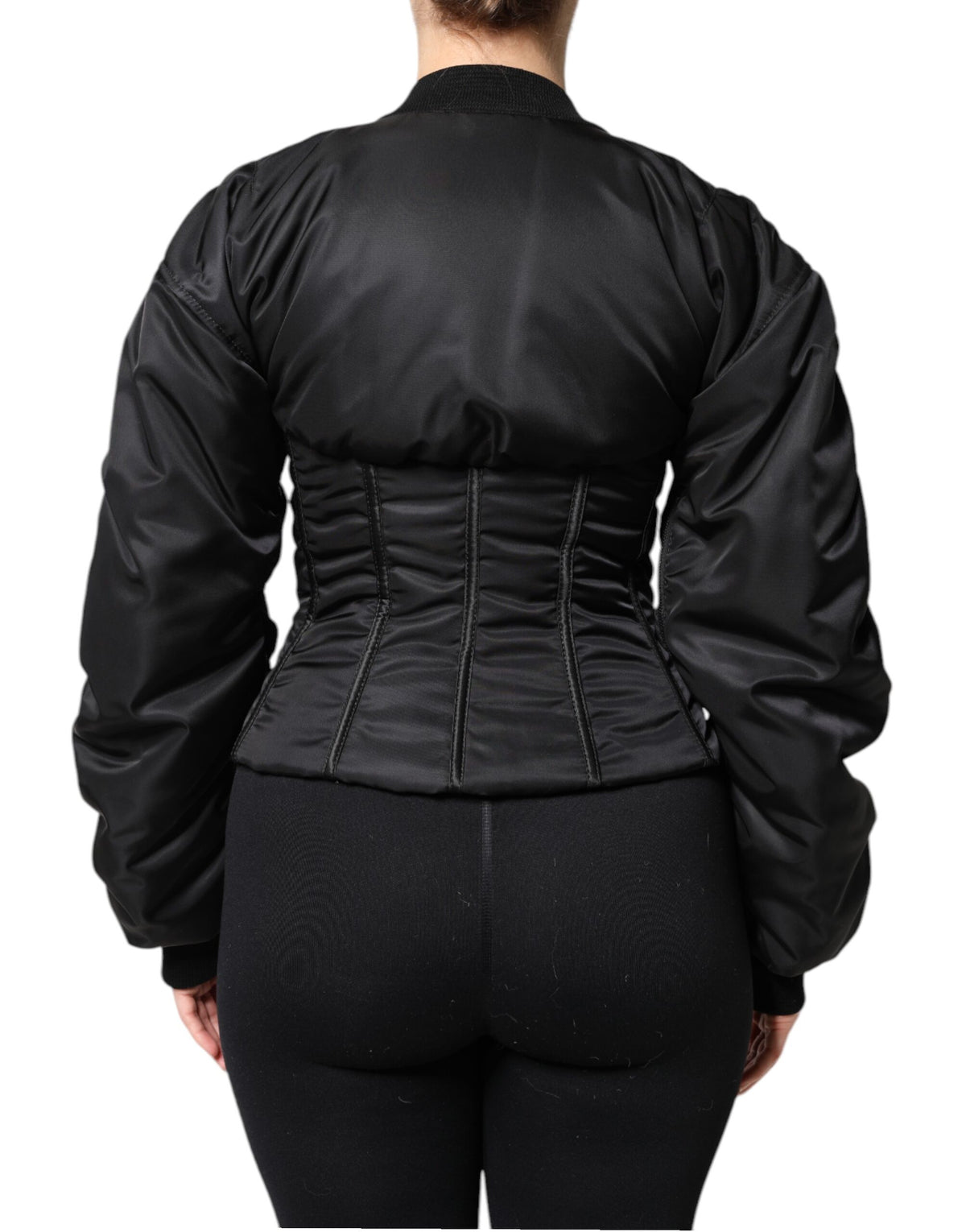 Dolce & Gabbana Giacca nera in poliammide