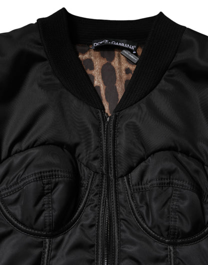 Dolce & Gabbana Giacca nera in poliammide