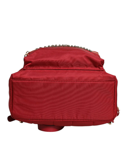 Dolce & Gabbana Rot #DGFAMILY VULCANO Verschönerung Rucksack Tasche