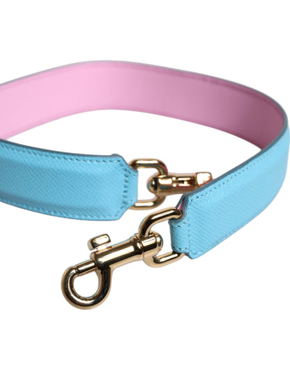 Dolce & Gabbana Tracolla in Pelle Rosa e Blu