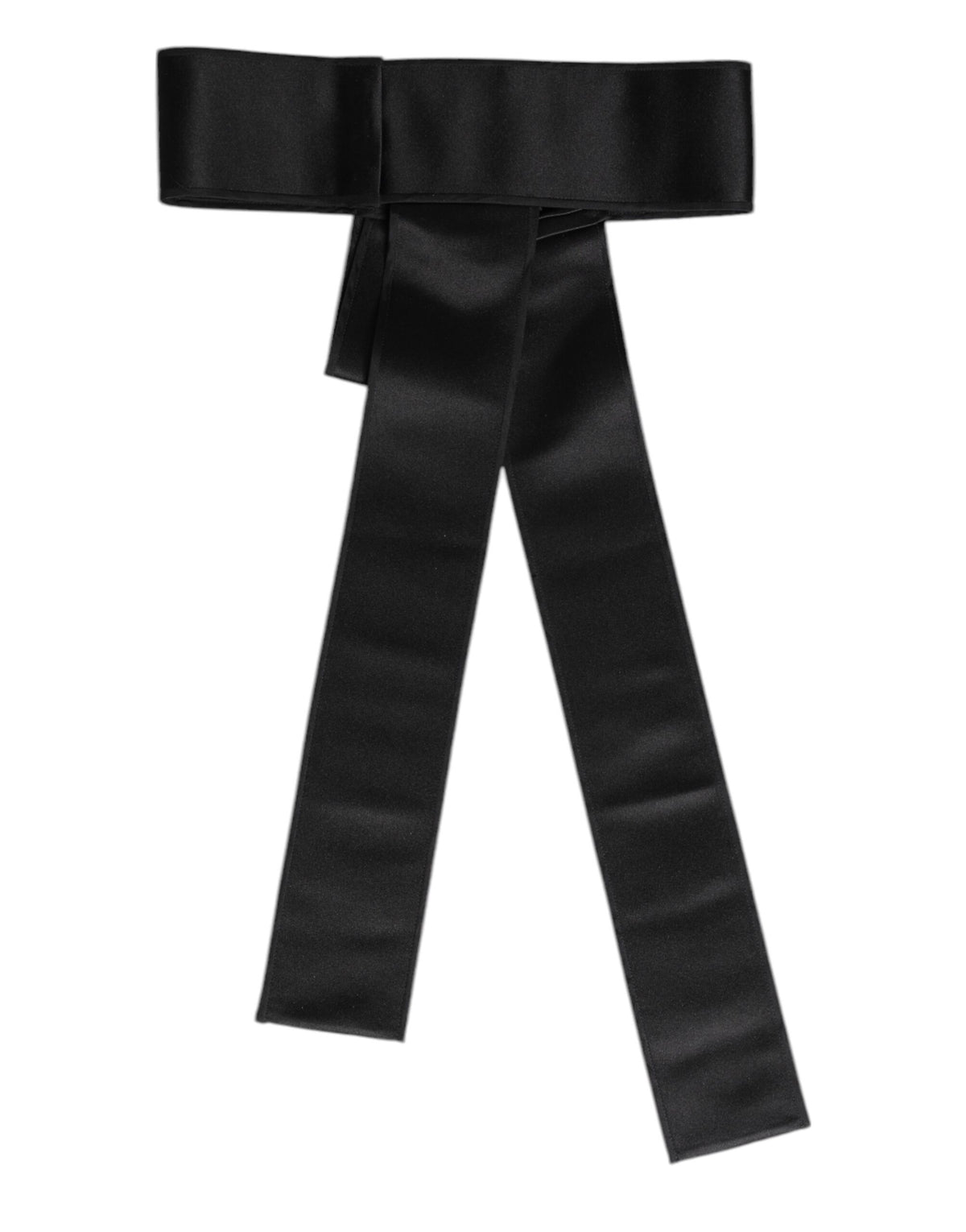 Dolce & Gabbana Cintura, colore nero, in seta e satin