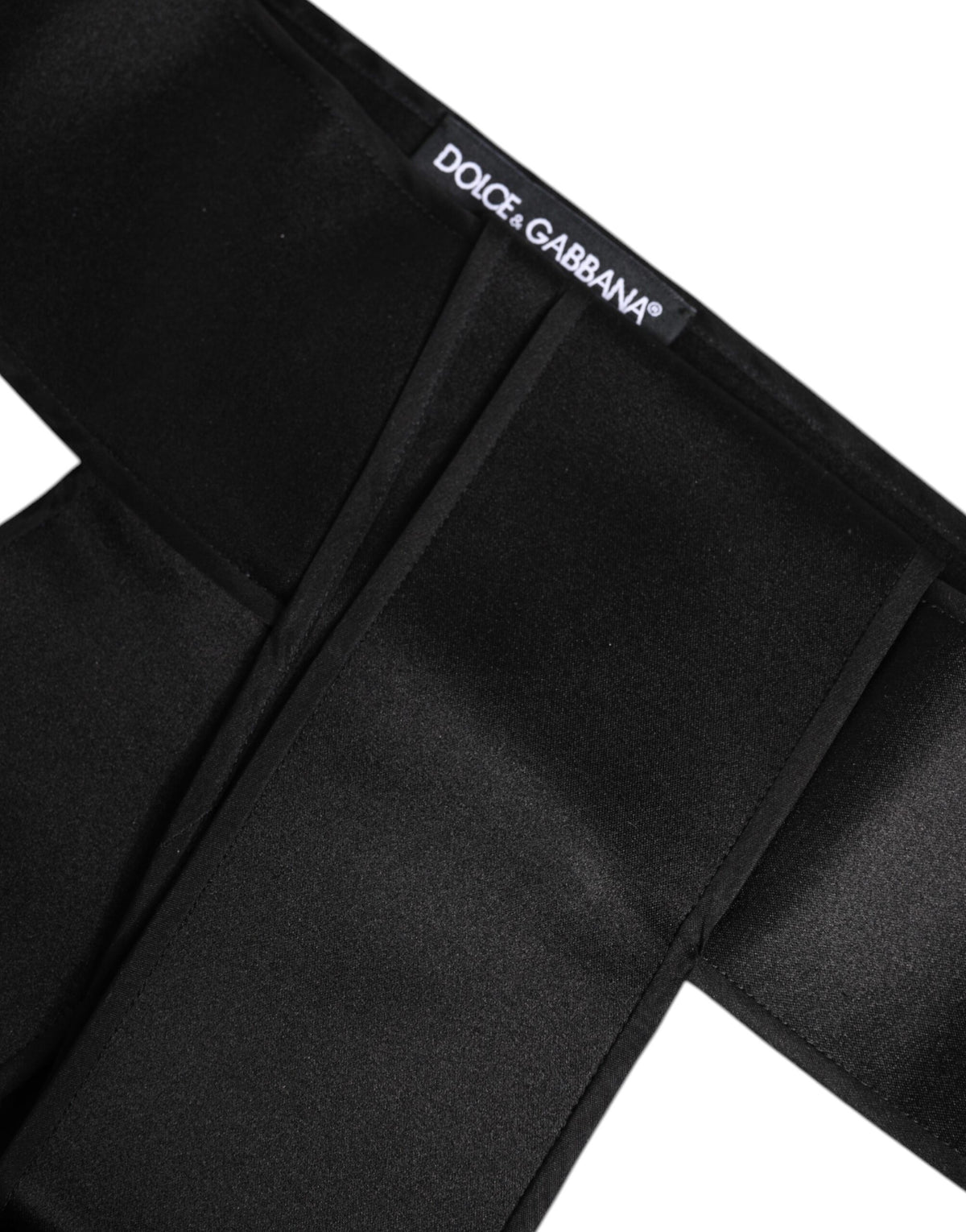 Dolce & Gabbana Cintura, colore nero, in seta e satin