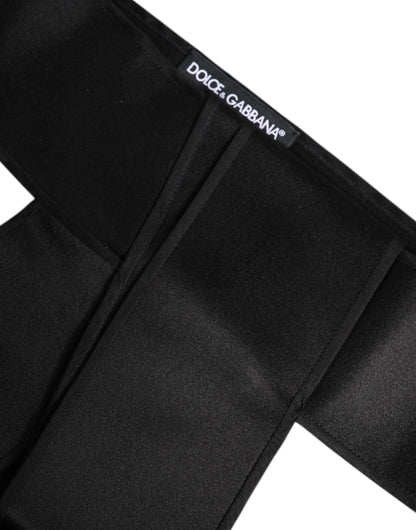 Dolce & Gabbana Cintura, colore nero, in seta e satin