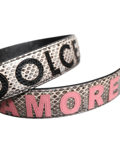 Dolce & Gabbana Multicolor Schulterriemen aus Ayers und Kalbsleder