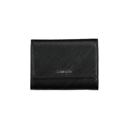 Calvin Klein Schwarze Geldbörse aus Polyurethan für Damen