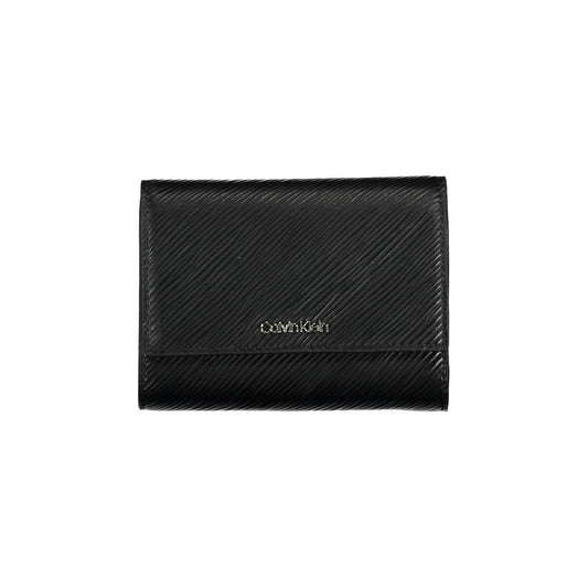 Calvin Klein Schwarze Geldbörse aus Polyurethan für Damen