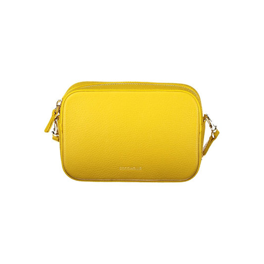 Coccinelle Gelbe Lederhandtasche