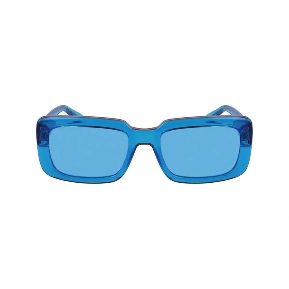 Karl Lagerfeld Sonnenbrille mit blauen Einsätzen