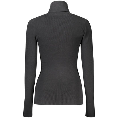 Calvin Klein Schwarzer Damen-Strickpullover aus Baumwolle