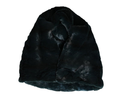 Dolce & Gabbana Schwarzes Wiesel Pelz Damen Beanie Hut