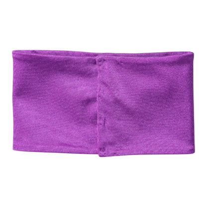 Dolce & Gabbana Lila Nylon Stretch Damen Halswärmer Schal