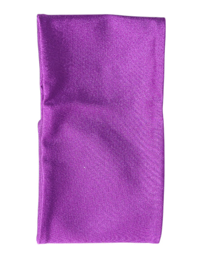 Dolce & Gabbana Lila Nylon Stretch Damen Halswärmer Schal