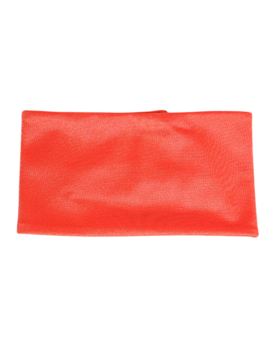 Dolce & Gabbana Oranger Halswärmer aus Nylon-Stretch