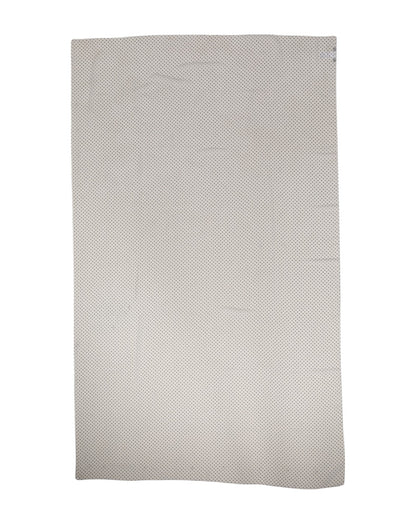 Dolce & Gabbana Weißer gepunkteter Polyester-Wickeltuch-Schal