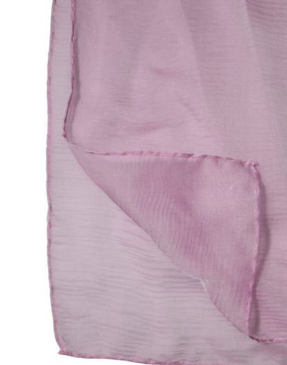 Dolce & Gabbana Rosa Seidenschal 120 × 200 cm