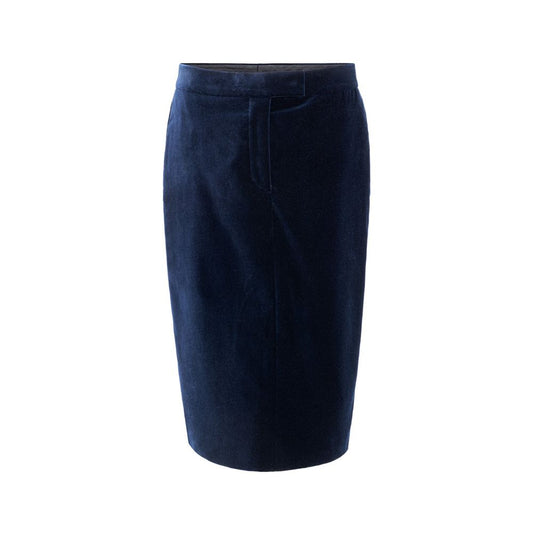 Tom Ford Blaue Baumwoll-Midirock