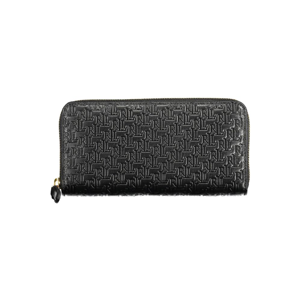 Ralph Lauren Schwarze Leder Geldbörse für Damen