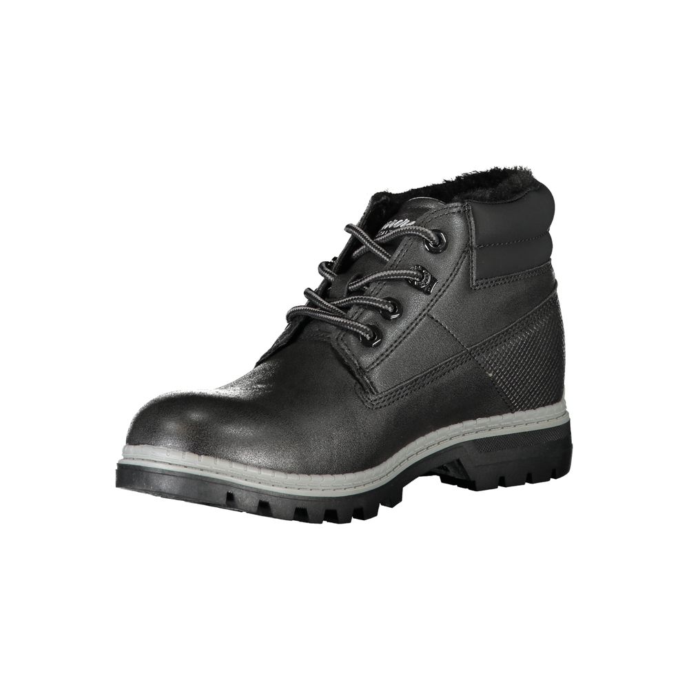 Carrera Schwarzer Polyester Damenstiefel