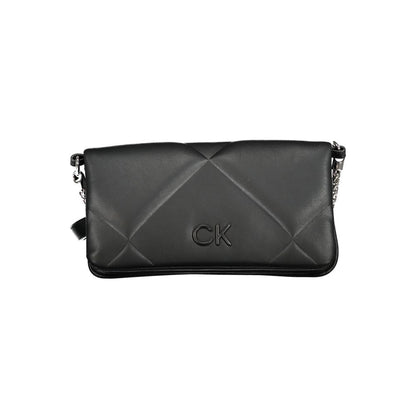 Calvin Klein Schwarze Damen-Handtasche aus Polyester