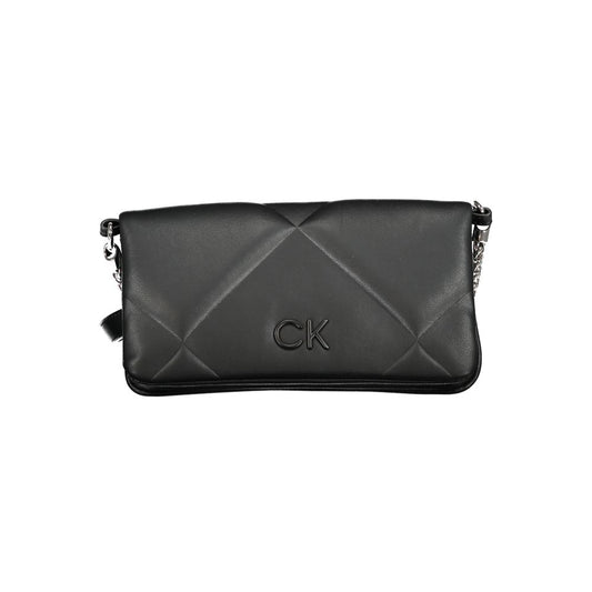 Calvin Klein Schwarze Damen-Handtasche aus Polyester