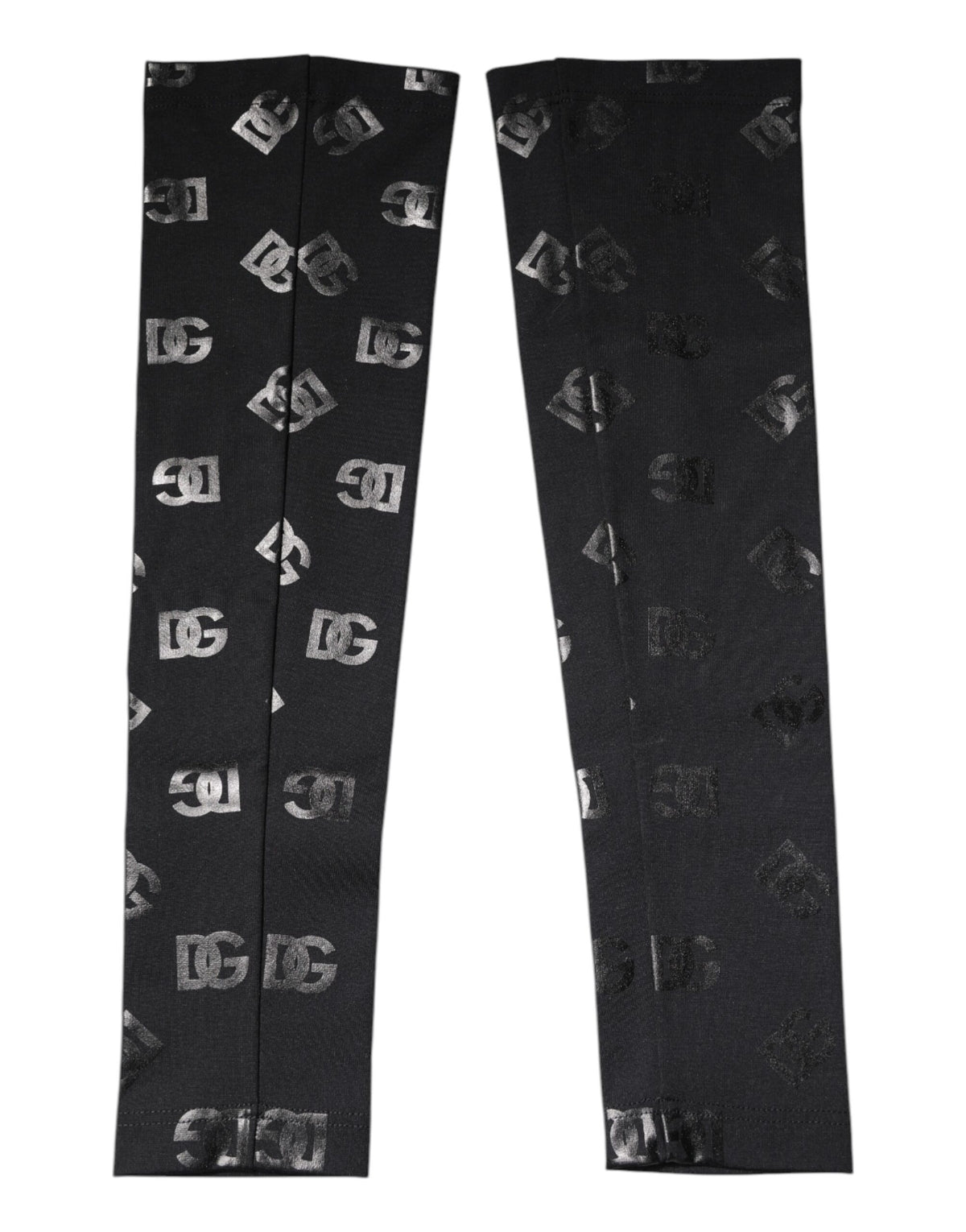 Dolce & Gabbana Guanti con logo, colore nero, in lana vergine e cashmere