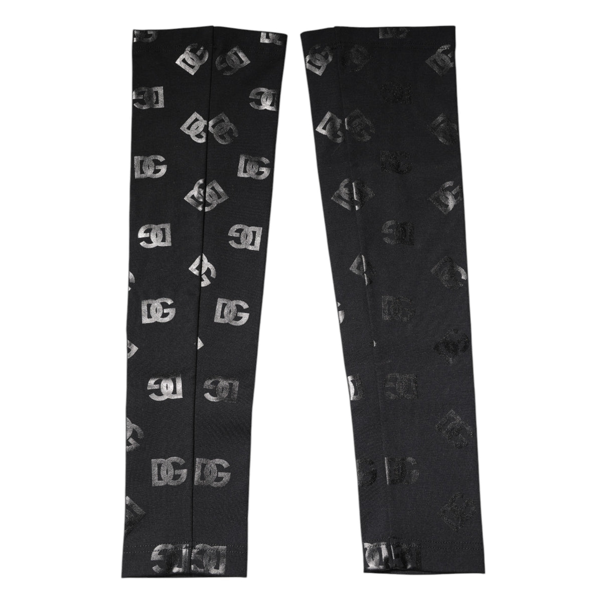 Dolce & Gabbana Guanti con logo, colore nero, in lana vergine e cashmere