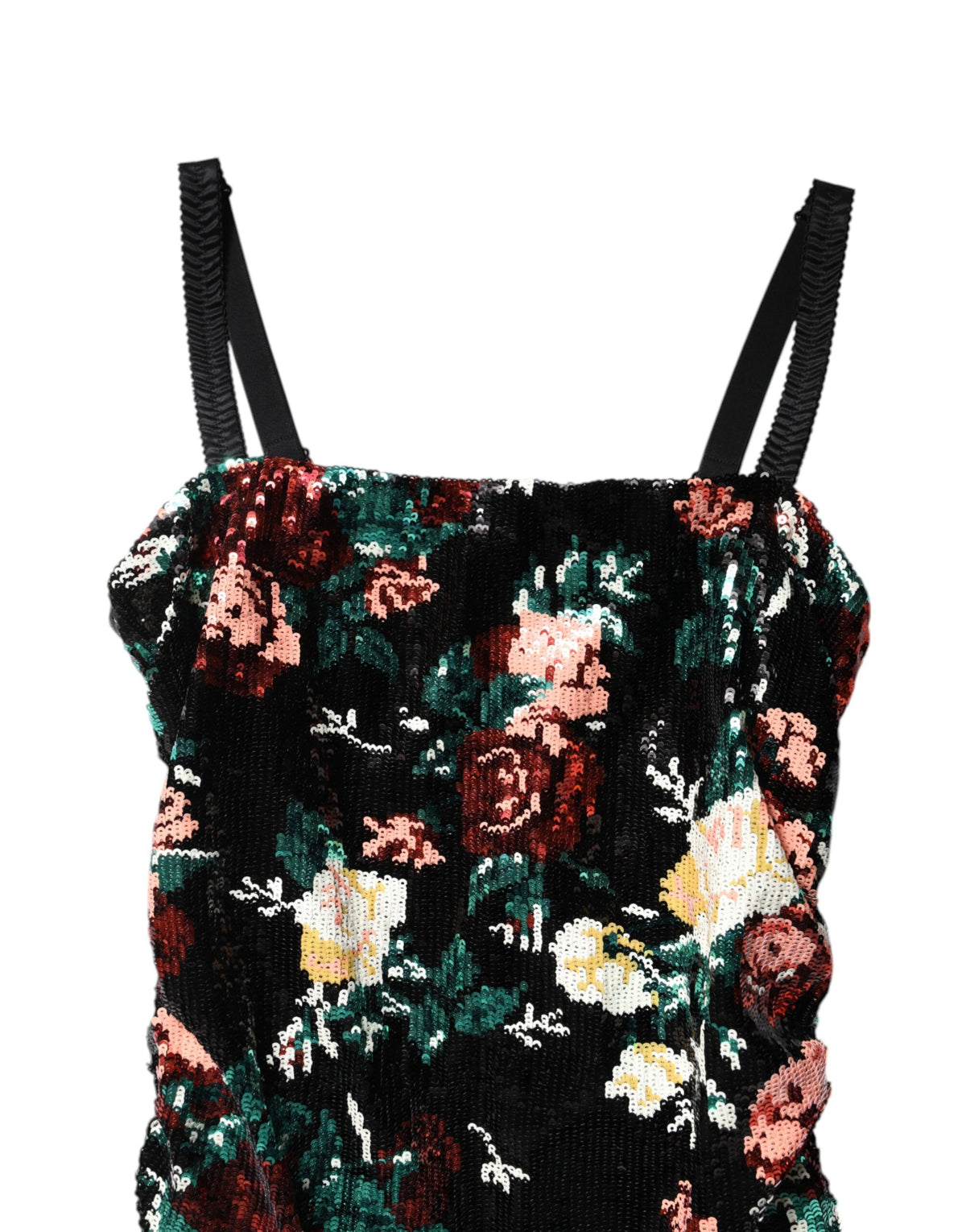 Dolce & Gabbana Schwarzes Pailletten-Minikleid