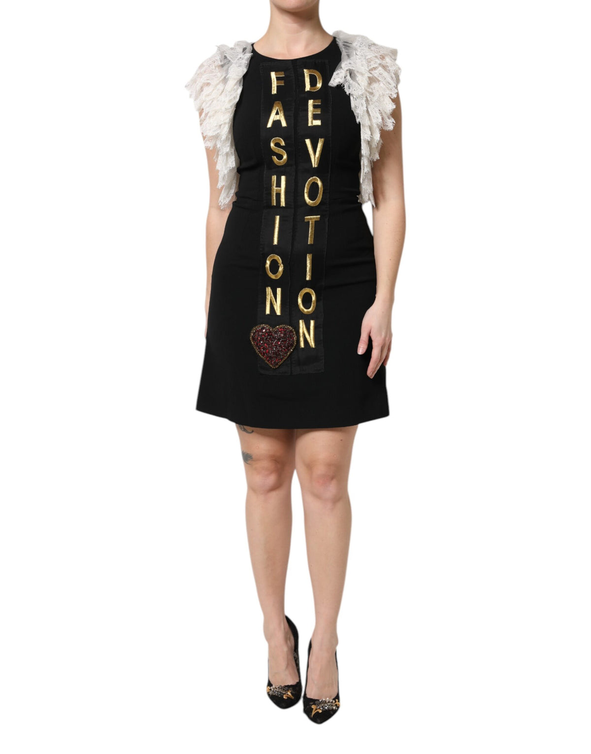 Dolce & Gabbana Black Cotton Dress