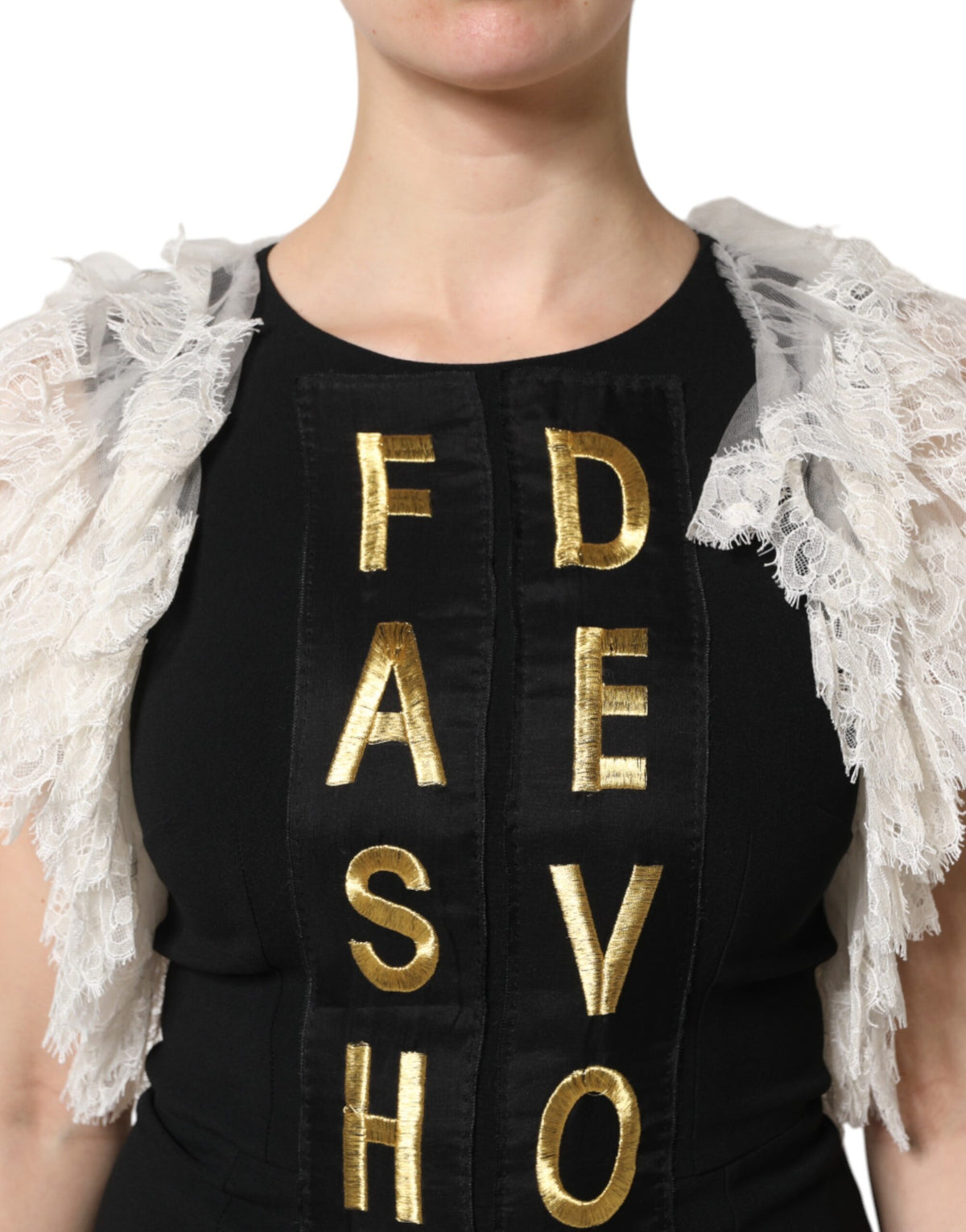 Dolce & Gabbana Black Cotton Dress