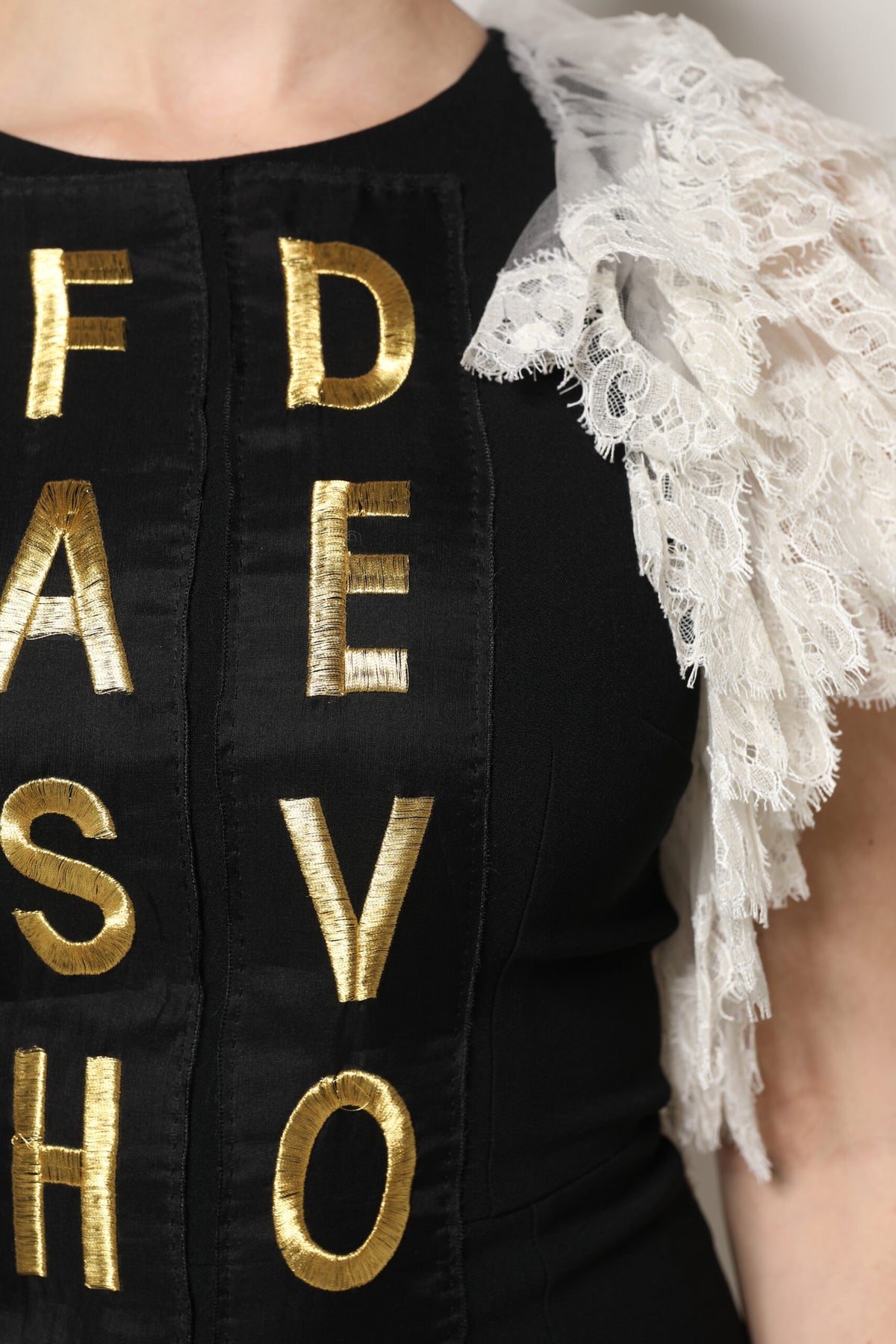 Dolce & Gabbana Black Cotton Dress