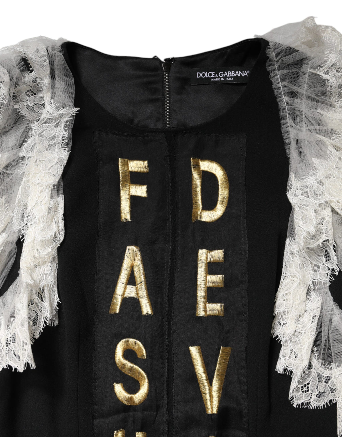 Dolce & Gabbana Black Cotton Dress