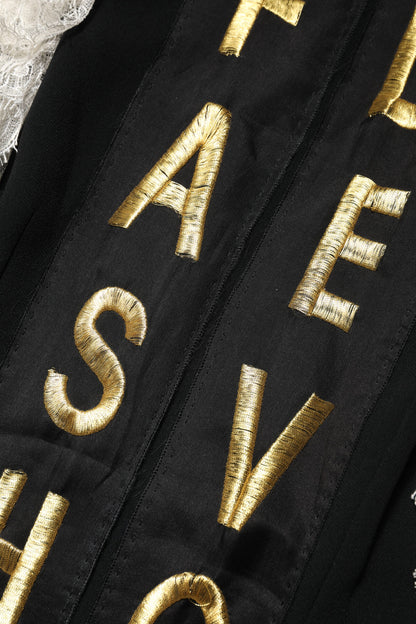 Dolce & Gabbana Black Cotton Dress