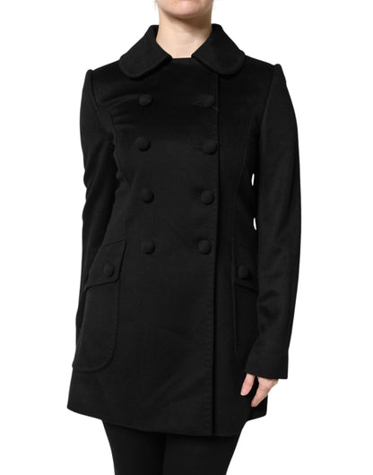 Dolce & Gabbana Sartoria Italiano Schwarzer Blazer aus Schurwolle