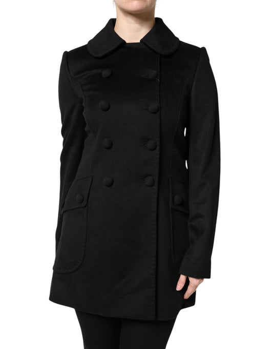 Dolce & Gabbana Black Sartoria Italiano Wool Blazer Jacket