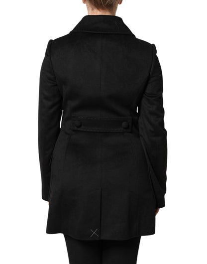 Dolce & Gabbana Sartoria Italiano Schwarzer Blazer aus Schurwolle
