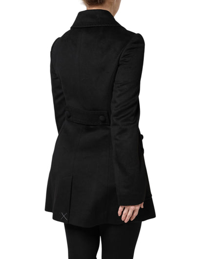 Dolce & Gabbana Sartoria Italiano Schwarzer Blazer aus Schurwolle