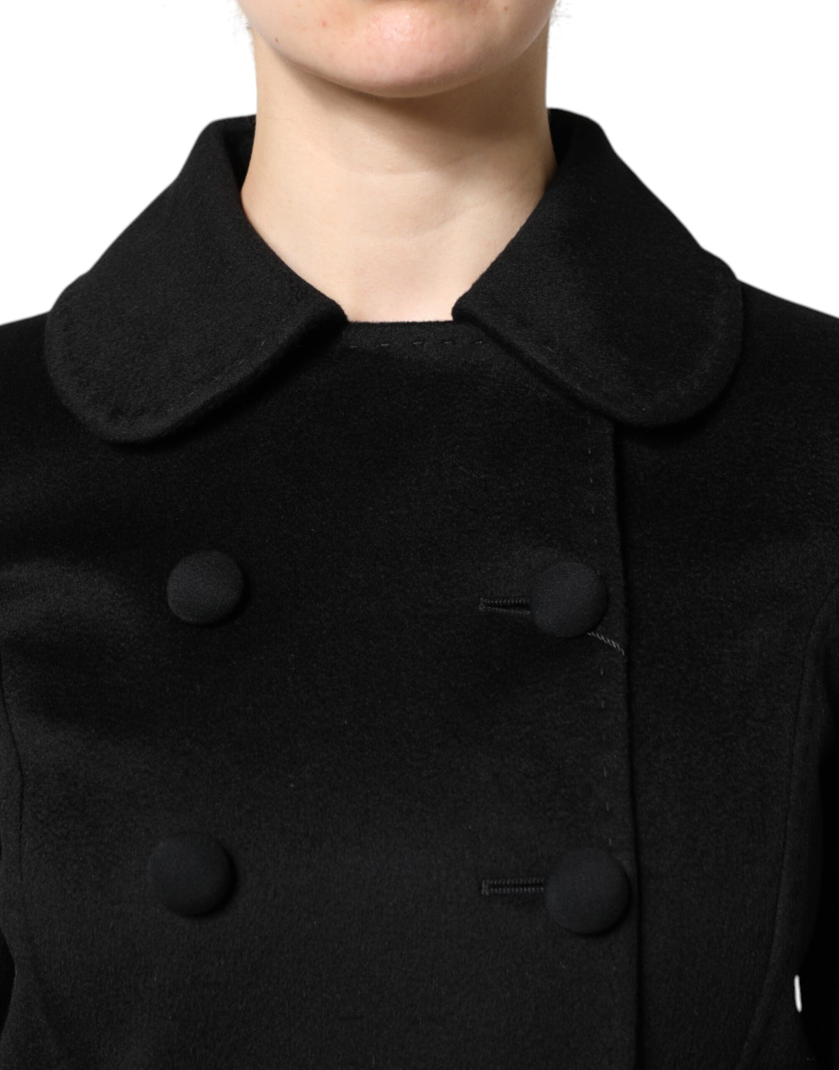 Dolce & Gabbana Sartoria Italiano Schwarzer Blazer aus Schurwolle