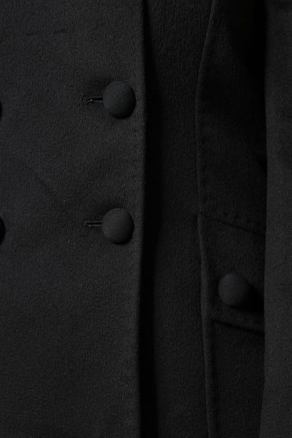 Dolce & Gabbana Sartoria Italiano Schwarzer Blazer aus Schurwolle