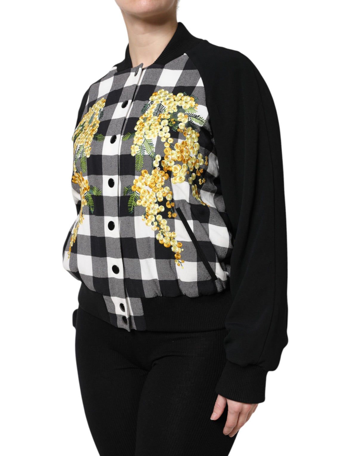 Dolce & Gabbana Black Cotton Jacket