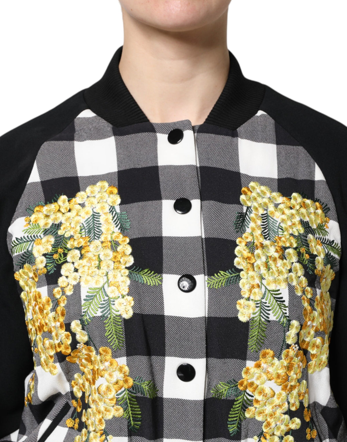 Dolce & Gabbana Black Cotton Jacket