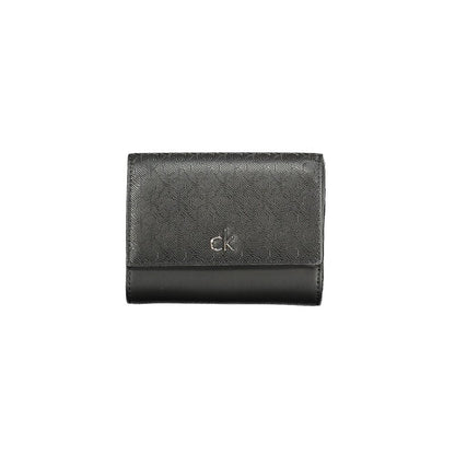 Calvin Klein Schwarzes Polyester Portemonnaie