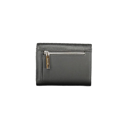 Calvin Klein Schwarzes Polyester Portemonnaie
