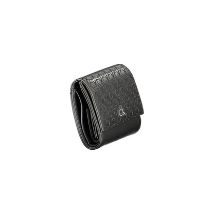 Calvin Klein Schwarzes Polyester Portemonnaie