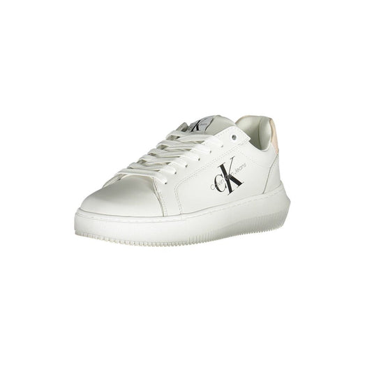 Calvin Klein Weiße Leder-Sneaker für Damen